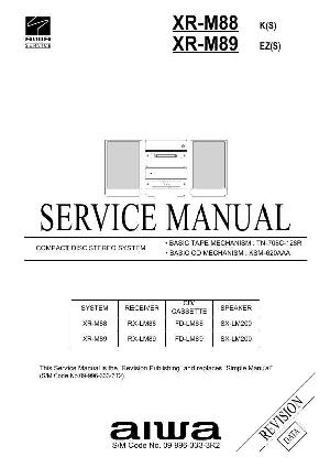 Service manual Aiwa XR-M88, XR-M89 ― Manual-Shop.ru