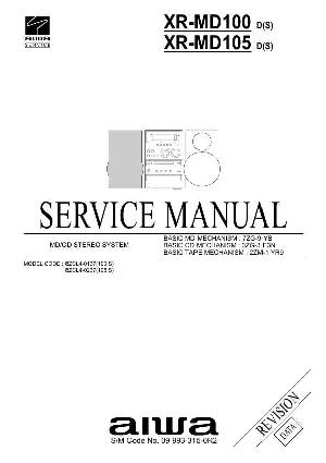 Сервисная инструкция Aiwa XR-MD100D, XR-MD105 ― Manual-Shop.ru