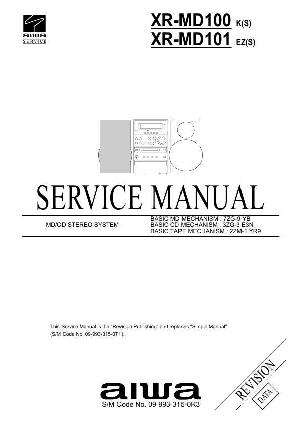Сервисная инструкция Aiwa XR-MD100K, XR-MD101 ― Manual-Shop.ru