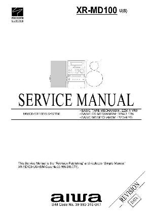 Сервисная инструкция Aiwa XR-MD100U ― Manual-Shop.ru