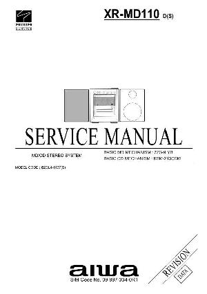 Service manual Aiwa XR-MD110 ― Manual-Shop.ru