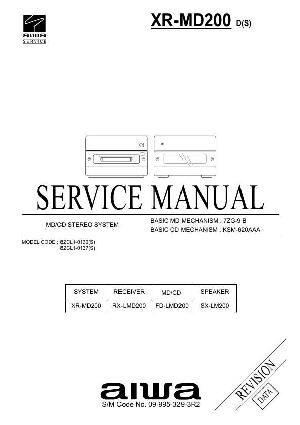 Сервисная инструкция Aiwa XR-MD200 ― Manual-Shop.ru