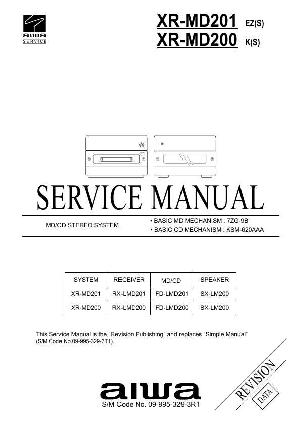Service manual Aiwa XR-MD200, XR-MD201 ― Manual-Shop.ru