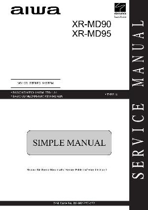 Сервисная инструкция Aiwa XR-MD90, XR-MD95 ― Manual-Shop.ru