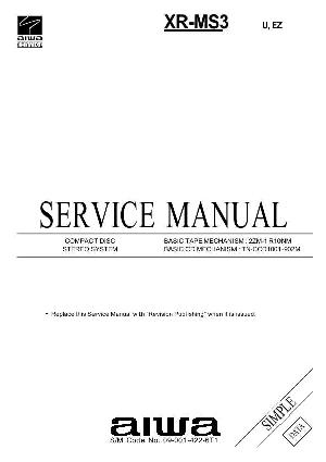 Service manual Aiwa XR-MS3 ― Manual-Shop.ru