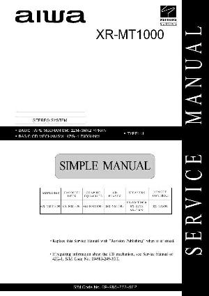 Service manual Aiwa XR-MT1000 ― Manual-Shop.ru