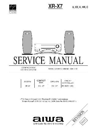 Service manual Aiwa XR-X7 ― Manual-Shop.ru