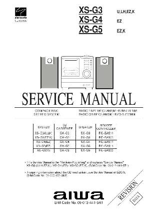Сервисная инструкция Aiwa XS-G3, XS-G4, XS-G5 ― Manual-Shop.ru