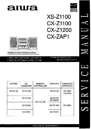 Сервисная инструкция Aiwa XS-Z1100 ― Manual-Shop.ru