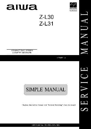 Сервисная инструкция Aiwa Z-L30, Z-L31 ― Manual-Shop.ru