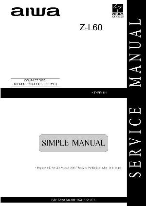 Service manual Aiwa Z-L60 ― Manual-Shop.ru