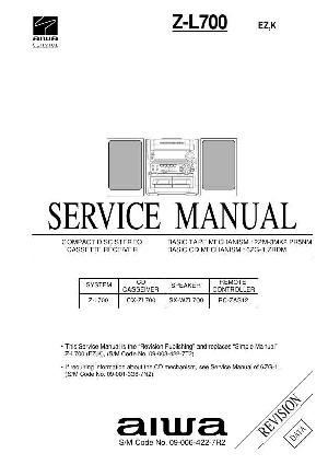 Сервисная инструкция Aiwa Z-L700, EZ, K ― Manual-Shop.ru