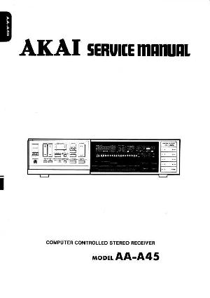 Сервисная инструкция Akai AA-A45 ― Manual-Shop.ru