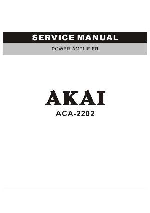 Сервисная инструкция Akai ACA-2202 ― Manual-Shop.ru