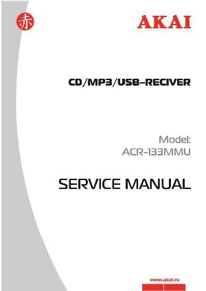 Сервисная инструкция Akai ACR-133MMU ― Manual-Shop.ru