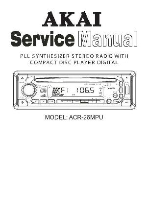 Service manual Akai ACR-26MPU ― Manual-Shop.ru