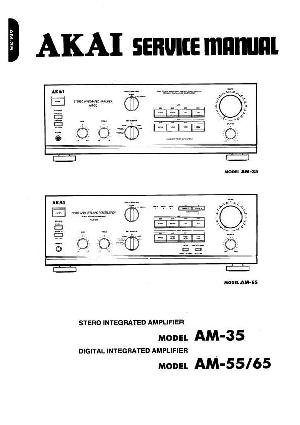 Сервисная инструкция Akai AM-35, AM-55, AM-65 ― Manual-Shop.ru