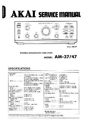 Service manual Akai AM-37, AM-47 ― Manual-Shop.ru