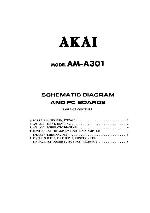 Сервисная инструкция Akai AM-A301