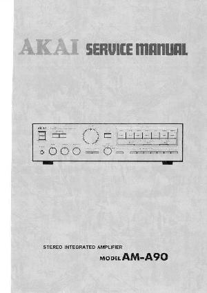 Сервисная инструкция Akai AM-A90 ― Manual-Shop.ru