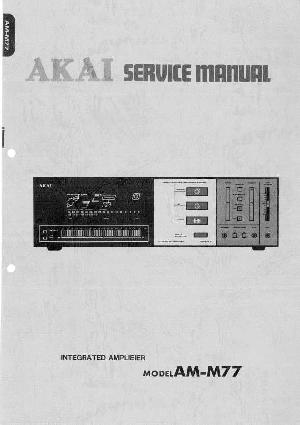 Сервисная инструкция Akai AM-M77 ― Manual-Shop.ru