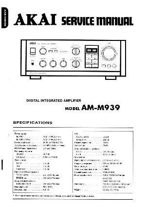 Service manual Akai AM-M939 ― Manual-Shop.ru