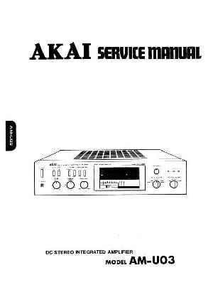 Сервисная инструкция Akai AM-U03 ― Manual-Shop.ru