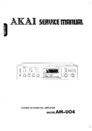 Сервисная инструкция Akai AM-U04 ― Manual-Shop.ru