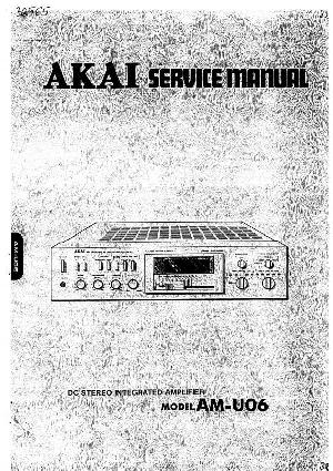 Сервисная инструкция Akai AM-U06 ― Manual-Shop.ru