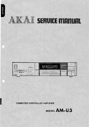 Сервисная инструкция Akai AM-U3 ― Manual-Shop.ru