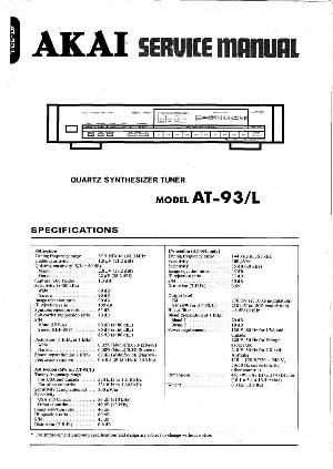 Сервисная инструкция Akai AT-93L ― Manual-Shop.ru