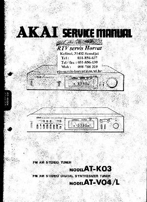 Service manual Akai AT-KO3, AT-V04L ― Manual-Shop.ru