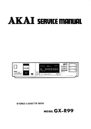 Сервисная инструкция Akai GX-R99 ― Manual-Shop.ru
