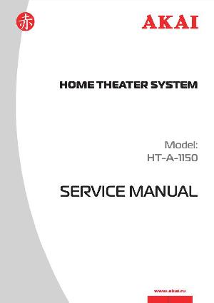 Сервисная инструкция Akai HT-A-1150 ― Manual-Shop.ru
