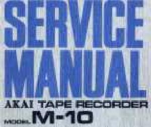 Сервисная инструкция Akai M-10 ― Manual-Shop.ru