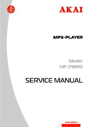 Сервисная инструкция Akai MP-1780RD ― Manual-Shop.ru
