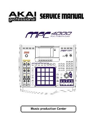 Сервисная инструкция Akai MPC4000 ― Manual-Shop.ru
