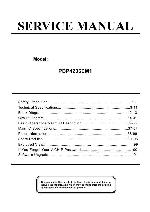 Service manual Akai PDP-4206EM1