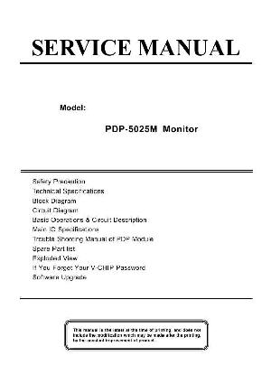 Service manual Akai PDP-5025M ― Manual-Shop.ru