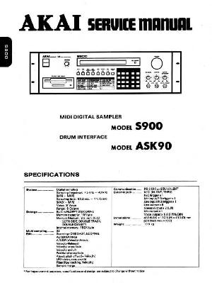 Service manual Akai S-900, ASK-90 ― Manual-Shop.ru