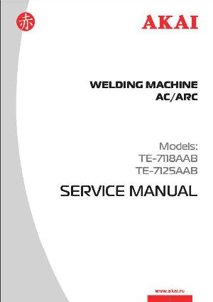 Service manual Akai TE-7118AAB, TE-7125AAB ― Manual-Shop.ru
