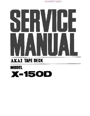 Service manual Akai X-150D ― Manual-Shop.ru