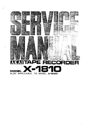 Service manual Akai X-1810 ― Manual-Shop.ru