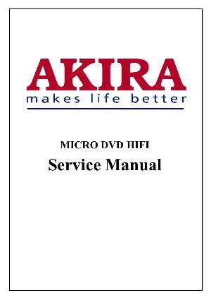 Сервисная инструкция Akira MC-1200KDV ― Manual-Shop.ru