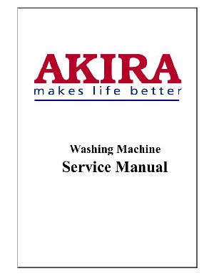 Сервисная инструкция Akira WM-621SAI ― Manual-Shop.ru