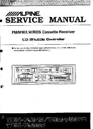Service manual Alpine TDM-7531R, TDM-7532R, TDM-7535R ― Manual-Shop.ru