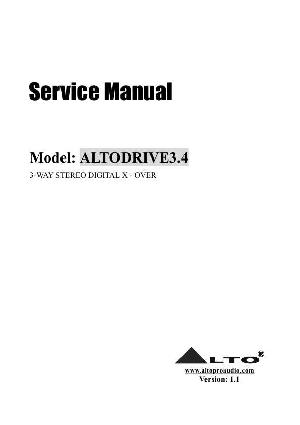 Сервисная инструкция Alto DRIVE-3.4 ― Manual-Shop.ru
