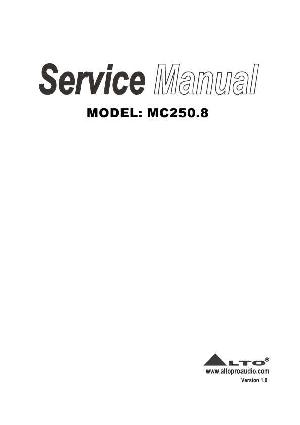 Сервисная инструкция Alto MC250.8 ― Manual-Shop.ru