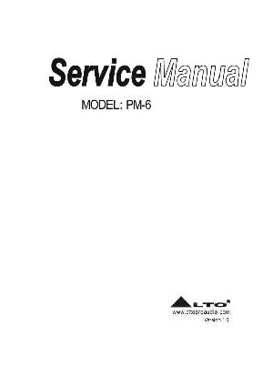 Service manual Alto PM-6 ― Manual-Shop.ru