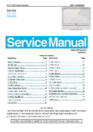 Service manual AOC E2260SWD ― Manual-Shop.ru
